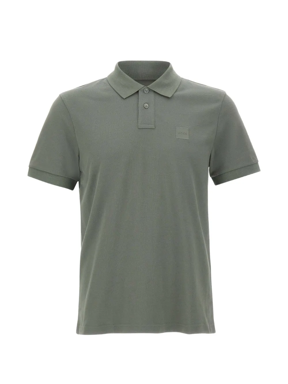 BOSS Passenger logo-patch polo shirt - Verde