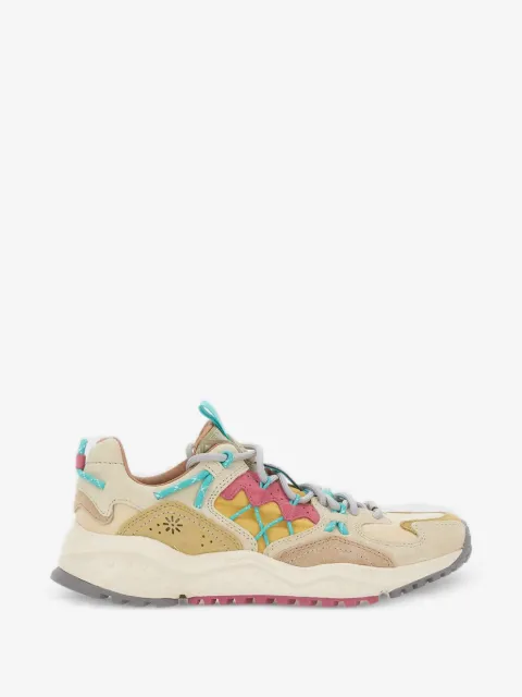 FLOWER MOUNTAIN Yamabushi panelled sneakers