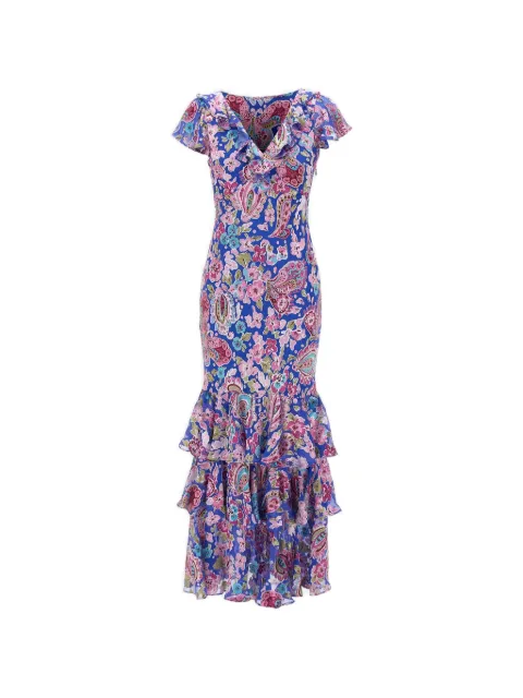 Rixo robe Amelle à volants superposés
