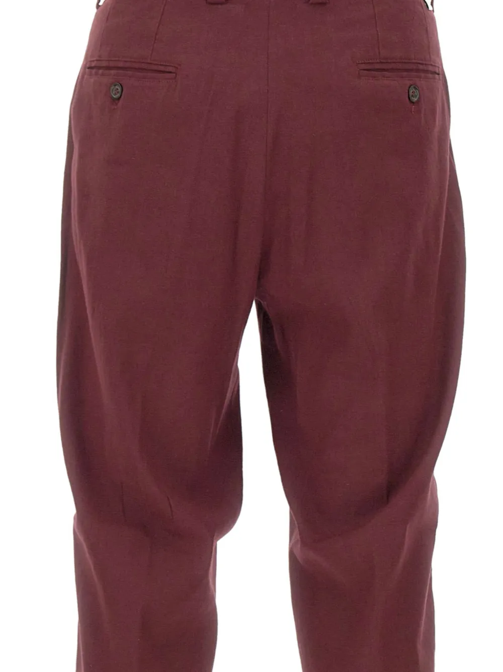 Paolo Pecora Duomo geplooide broek Rood
