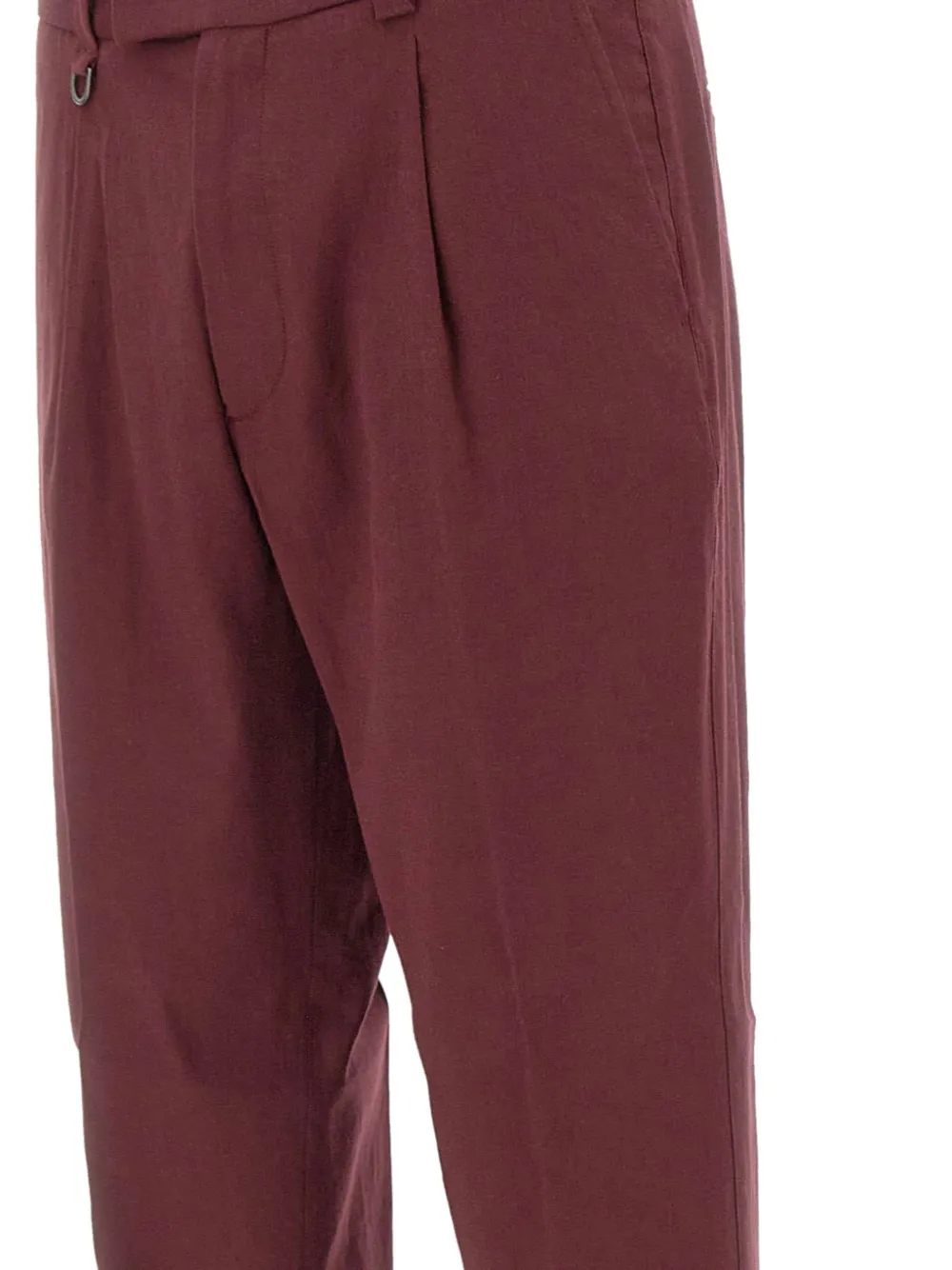 Paolo Pecora Duomo geplooide broek Rood