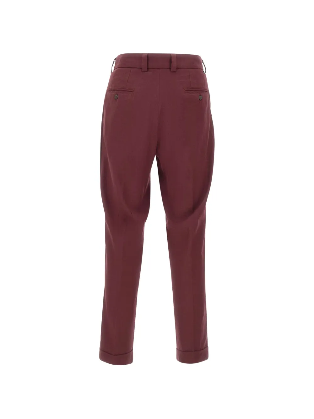 Paolo Pecora Duomo geplooide broek Rood