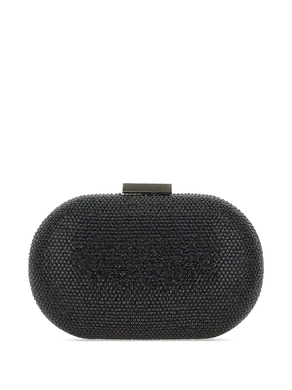 TWENTY FOURHAITCH Sunrise rhinestone-embellished clutch bag - Nero