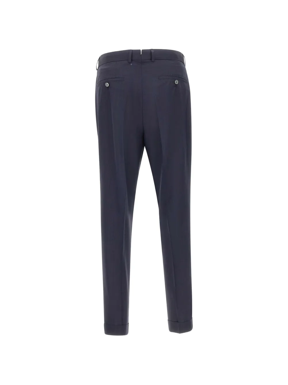 BOSS Straight plooibroek Blauw