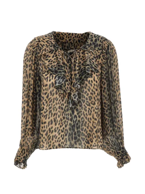 Rixo Milia ruffle-trimmed blouse