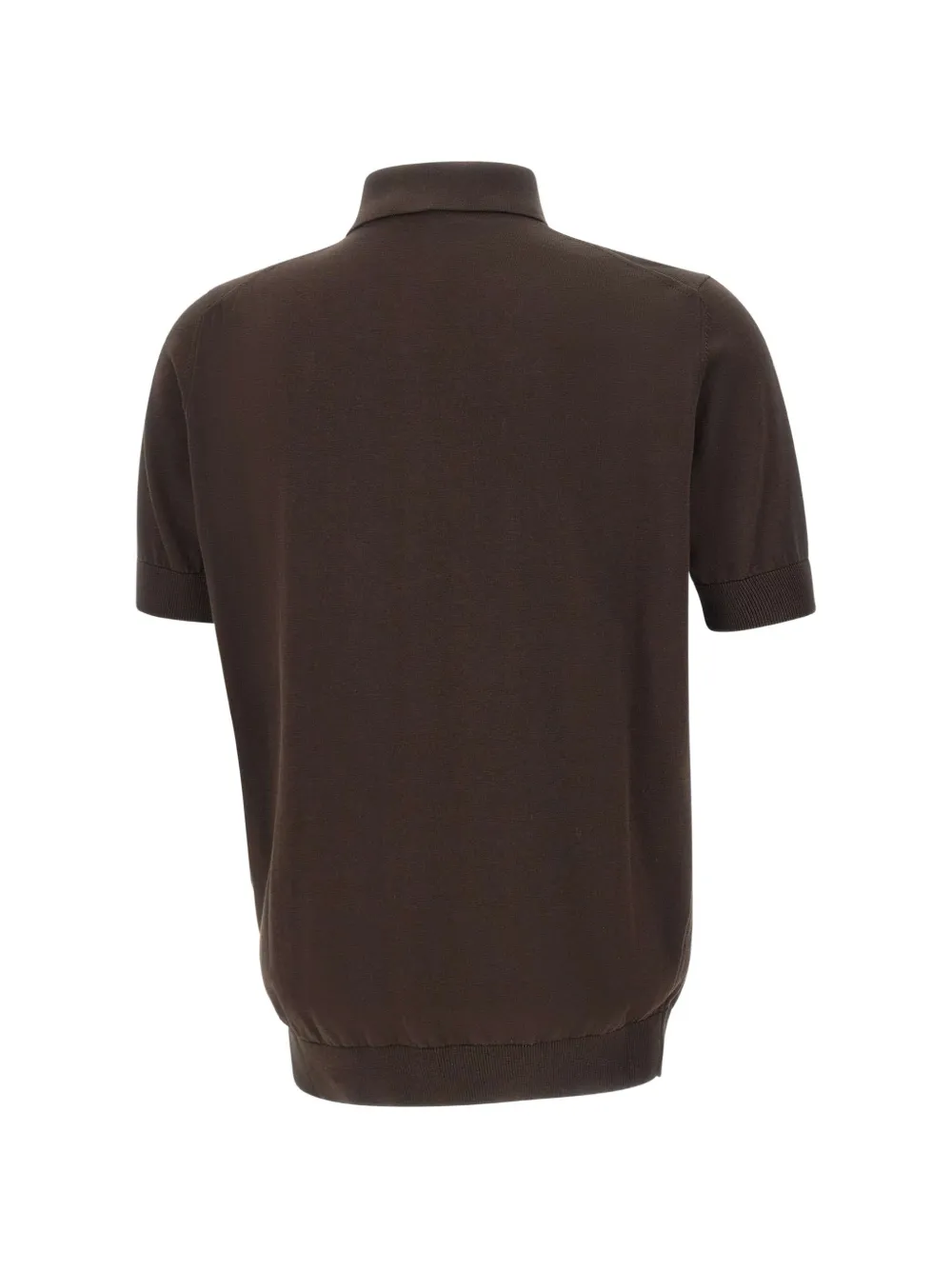 Filippo De Laurentiis Gebreid poloshirt Bruin