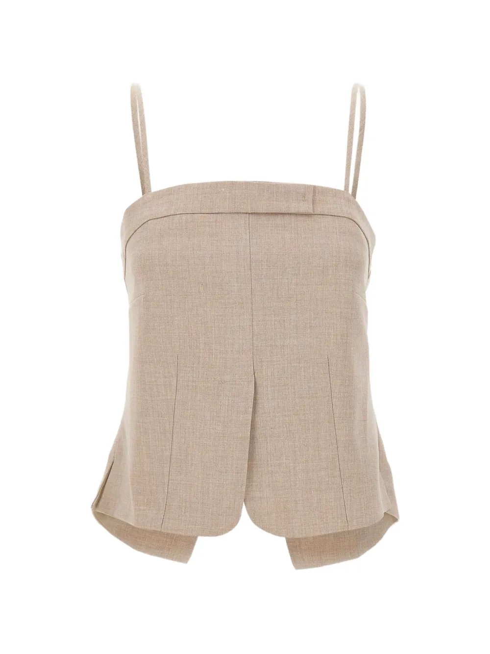 The Garment Pisano front-slit top - Nude