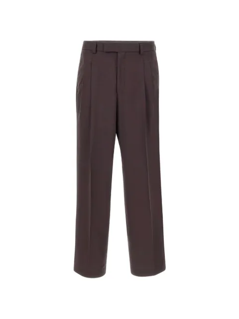BOSS pleated twill trousers