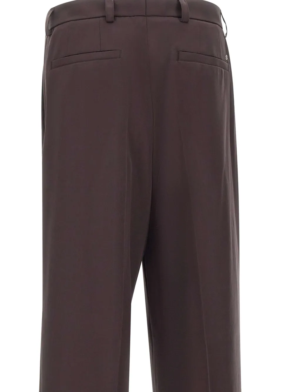 BOSS Twill plooibroek Bruin