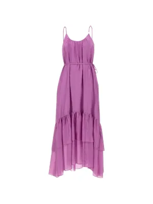 liu jo bow embellished asymmetric dress Lucille Rose & Pink Asymmetric Bardot Midi Dress With Bow Detail  Club L  London