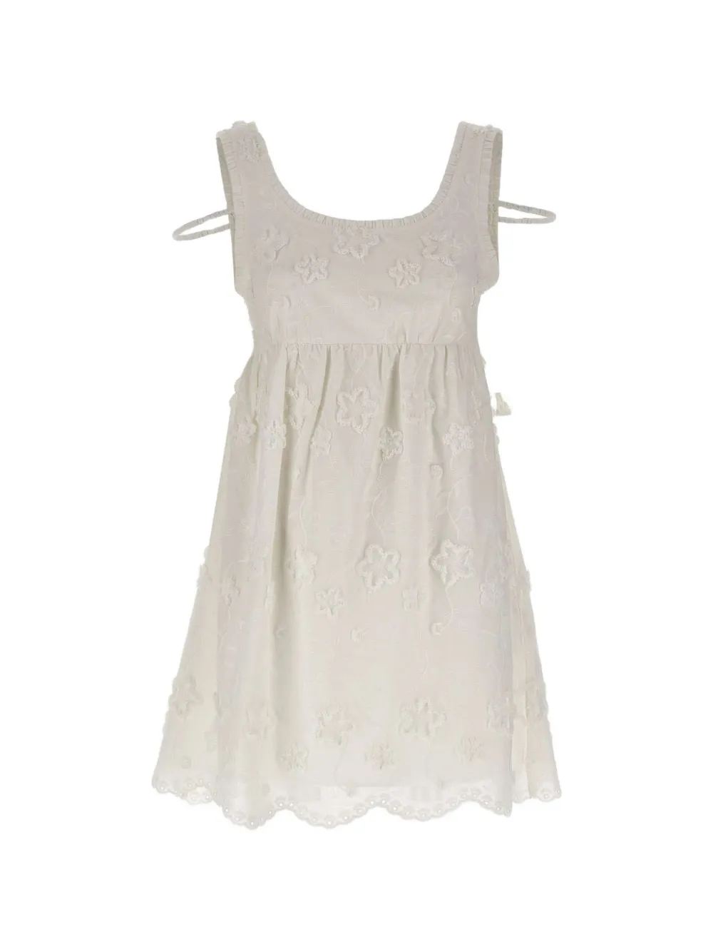 The Garment Fleur Bra embroidered mini dress - Toni neutri