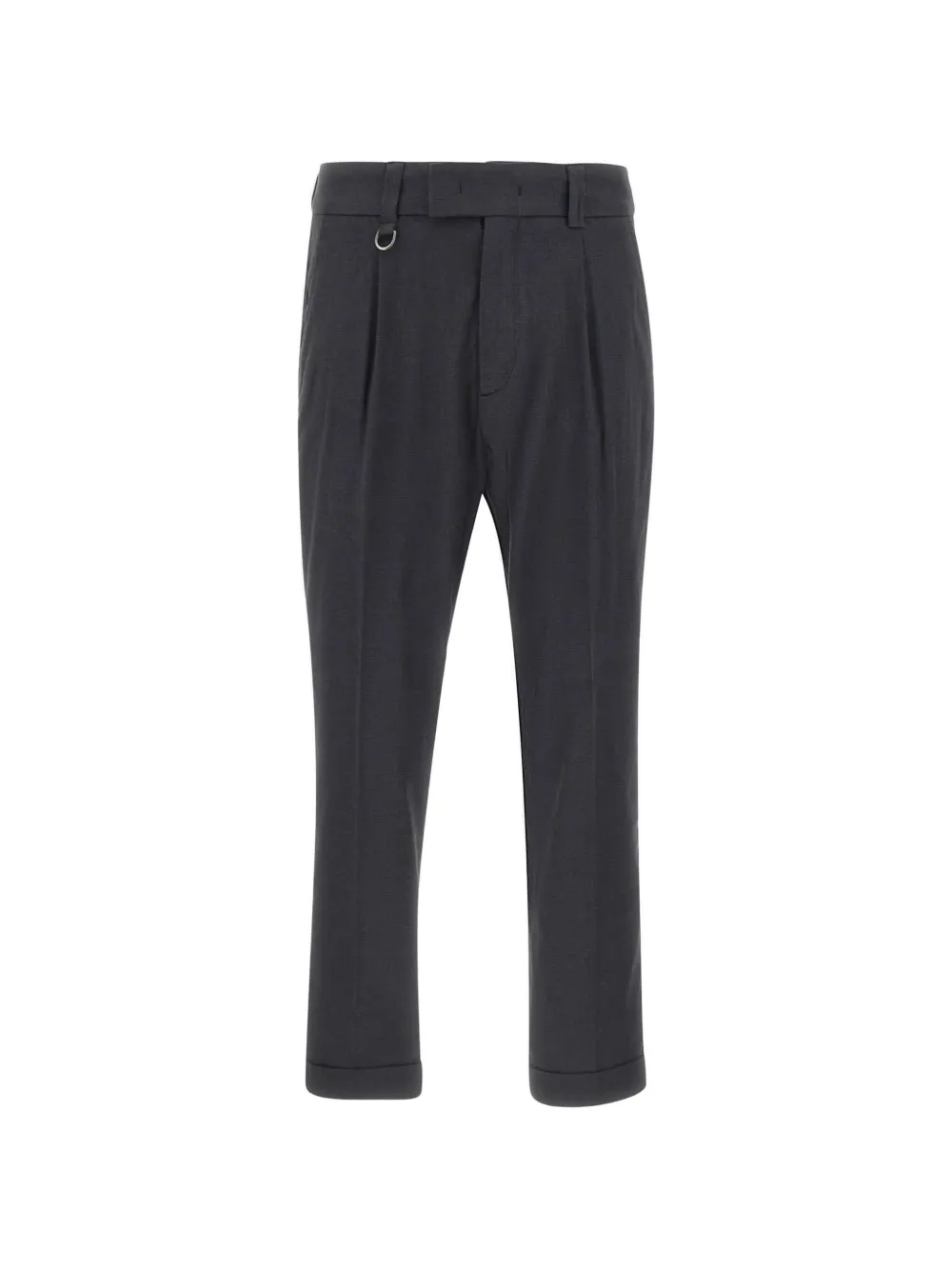 Paolo Pecora pleated turned-up trousers - Grigio