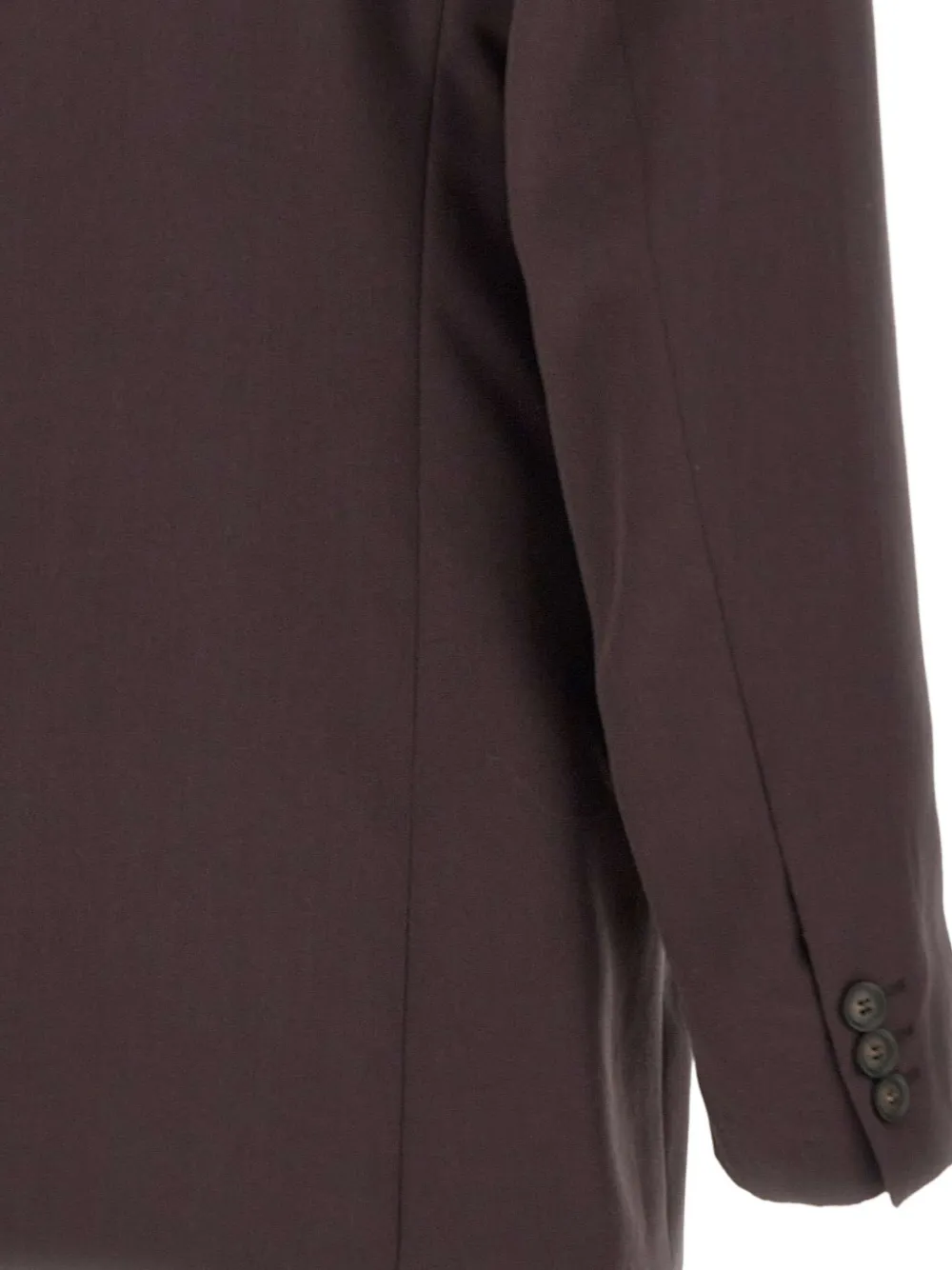 BOSS Twill blazer met enkele rij knopen Bruin