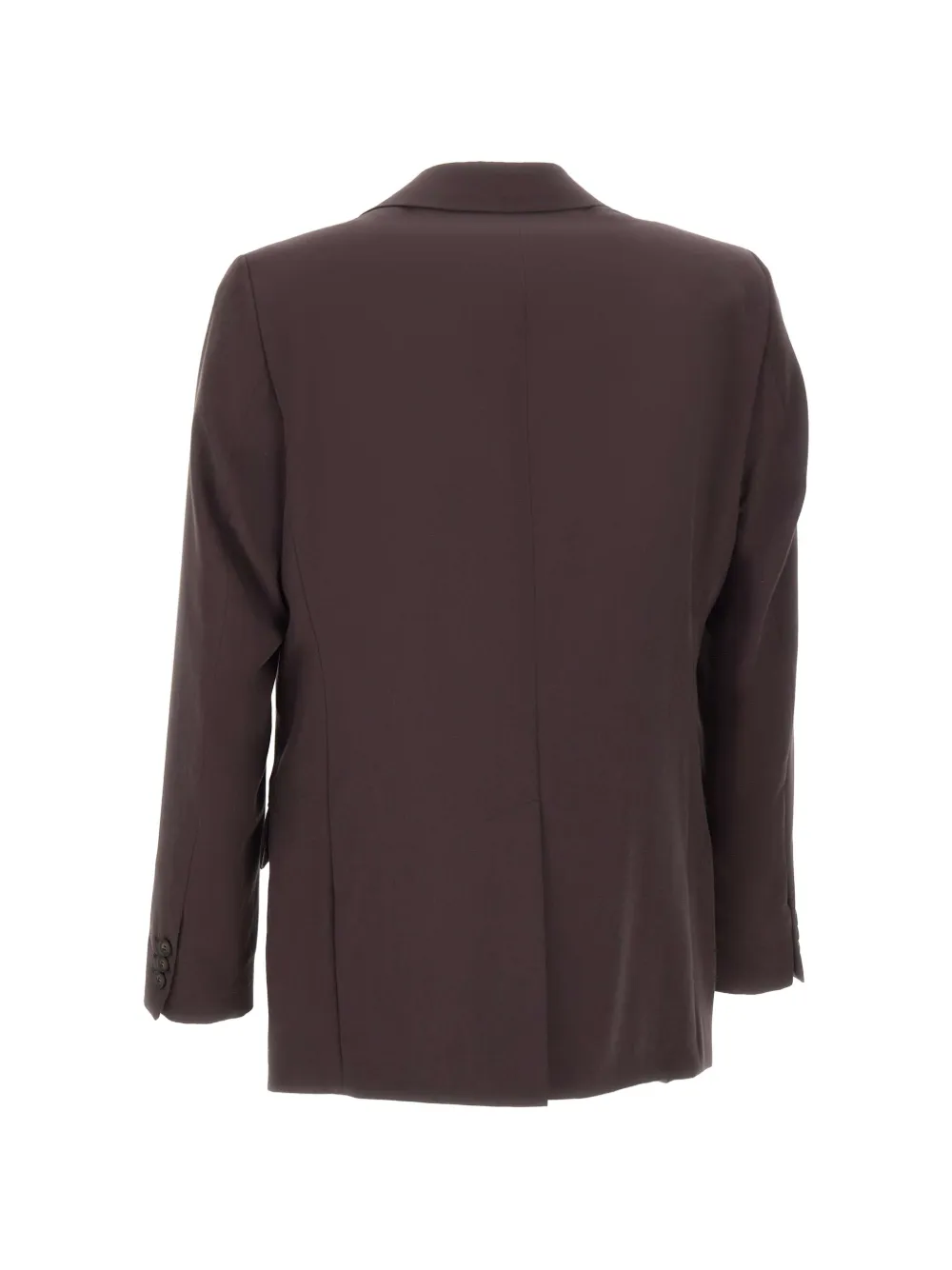 BOSS Twill blazer met enkele rij knopen Bruin