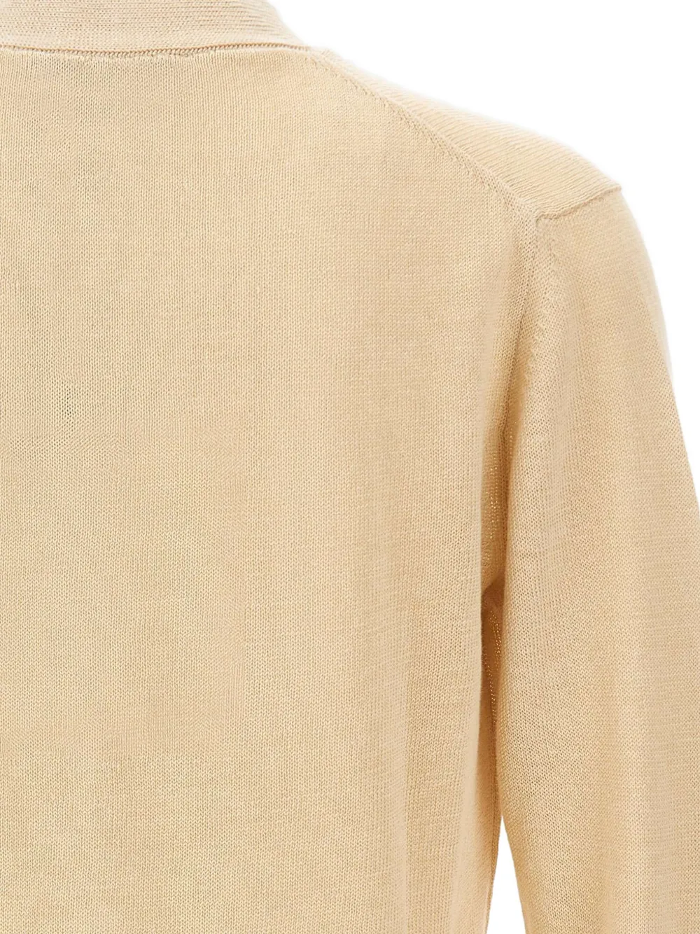 Filippo De Laurentiis Button-up vest met V-hals Beige