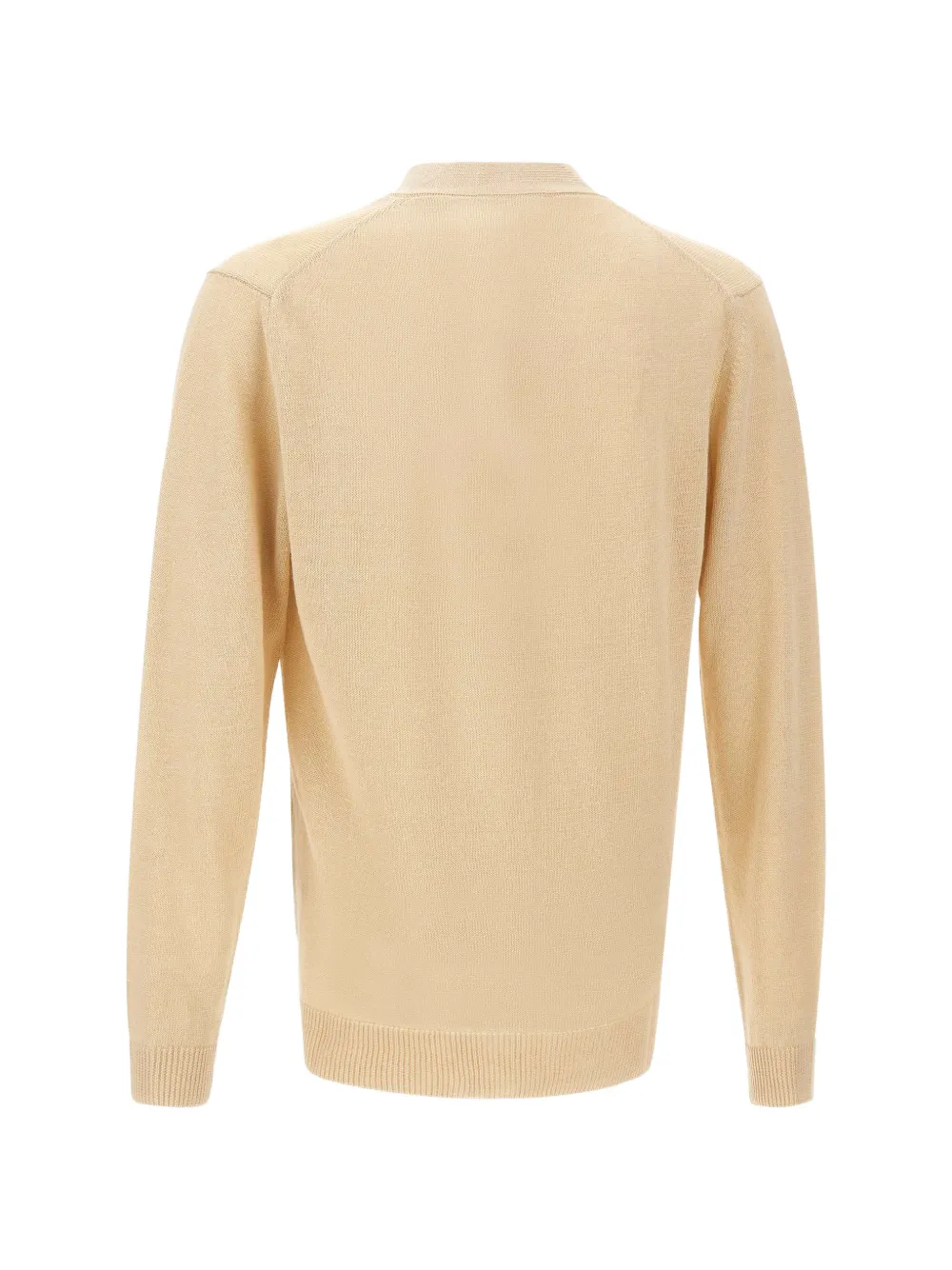 Filippo De Laurentiis Button-up vest met V-hals Beige