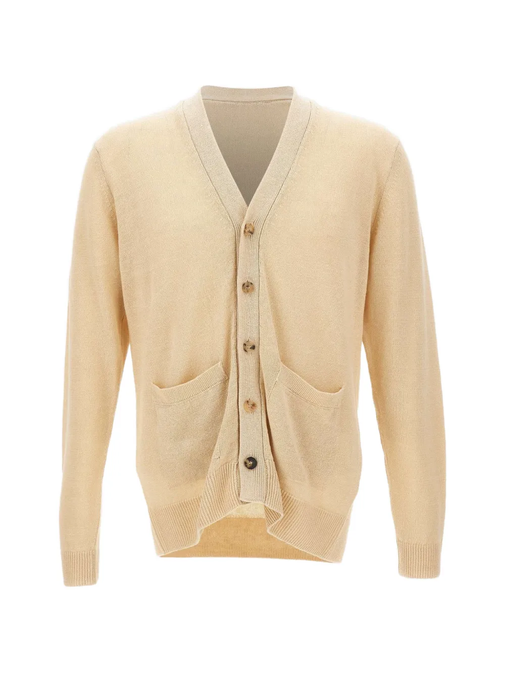 Filippo De Laurentiis V-neck button-up cardigan - Toni neutri