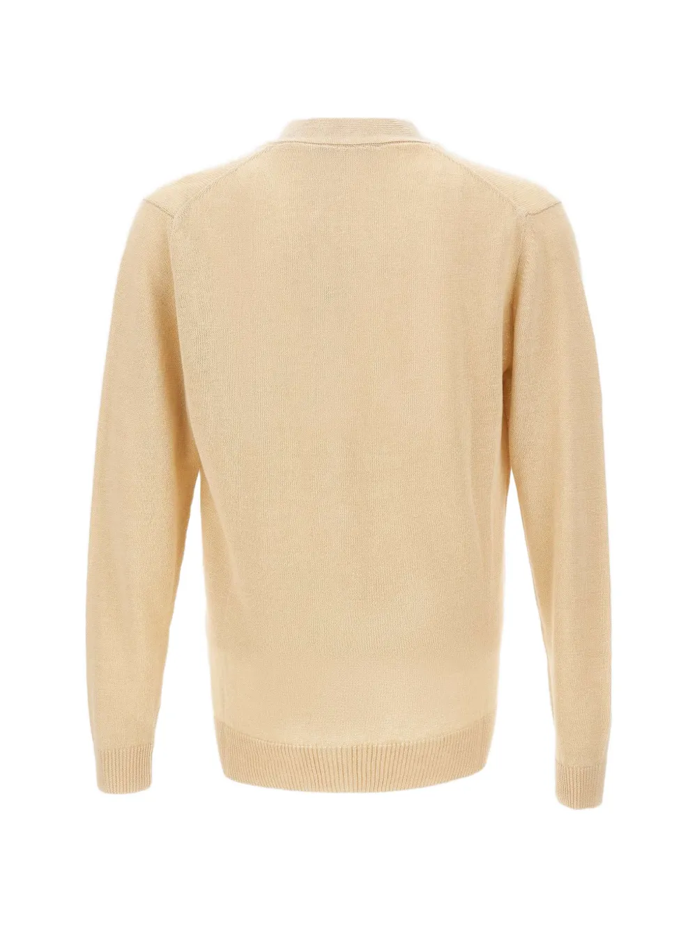 Filippo De Laurentiis Button-up vest met V-hals Beige