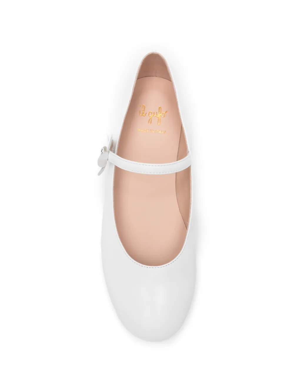 Il Gufo flower-detail ballet flats Wit
