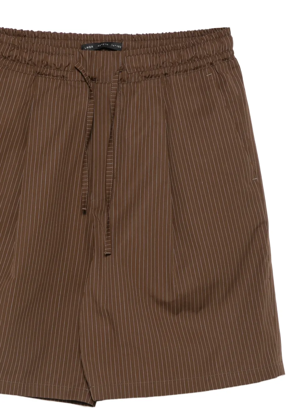 Low Brand Tokyo gestreepte shorts Bruin