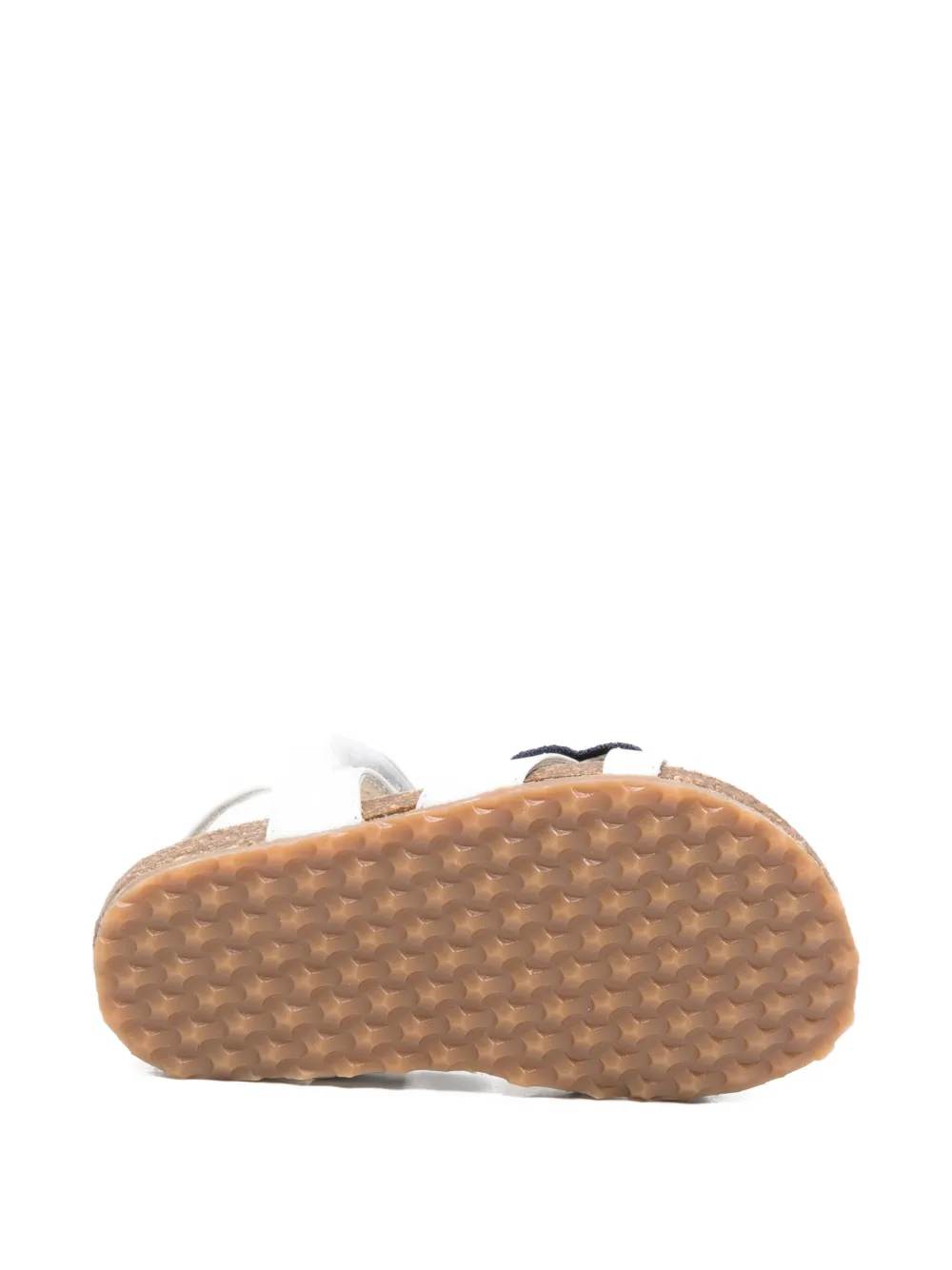 Il Gufo Sandalen met klittenband Wit