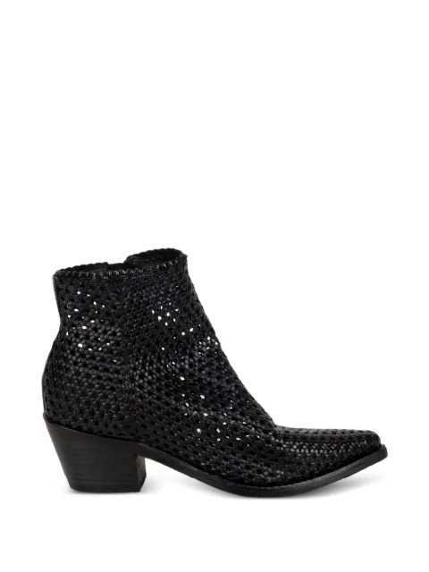 Zolfo interwoven leather ankle boots