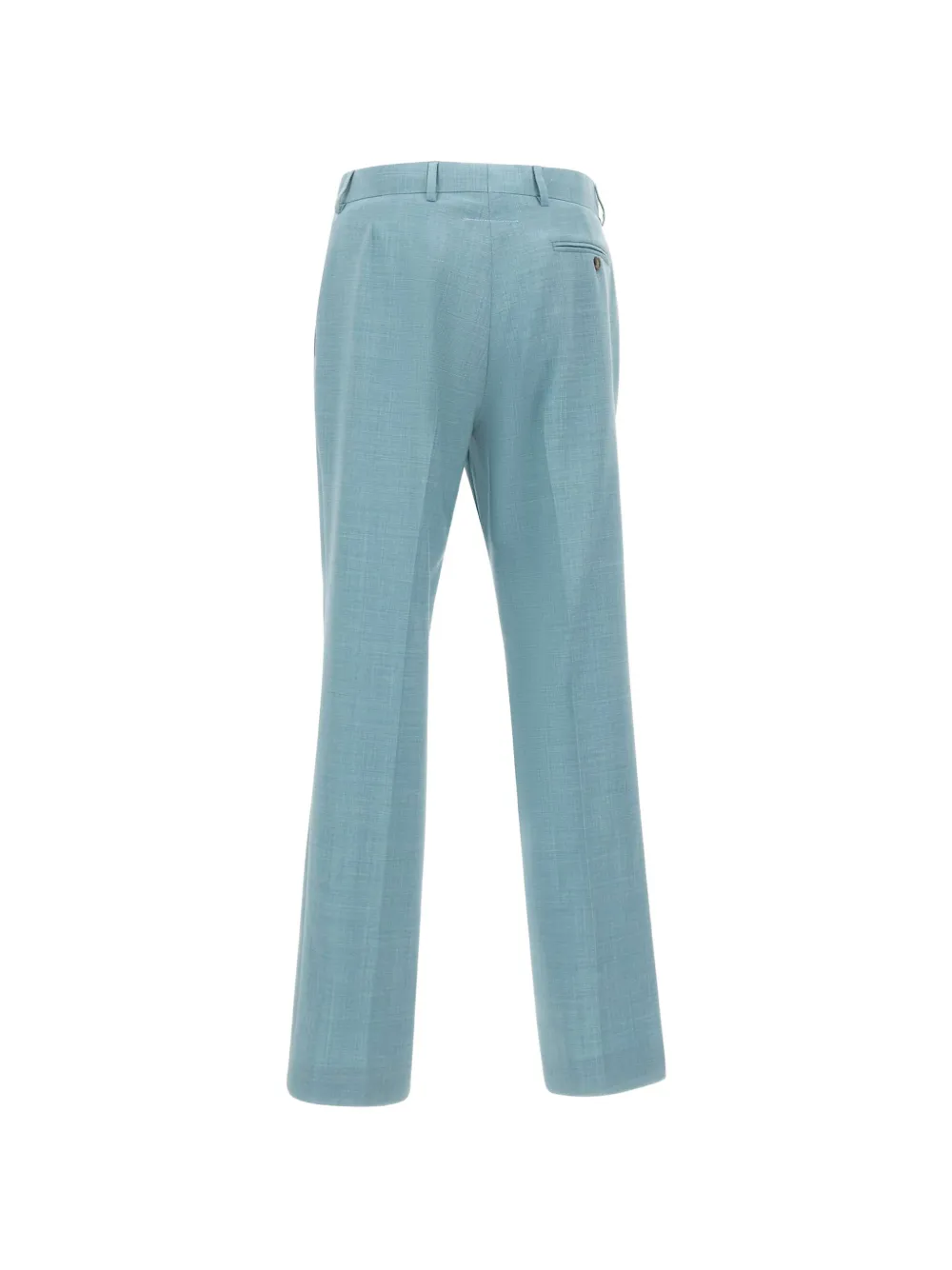 MM6 Maison Margiela Broek met kenmerkend stiksel en franje Blauw