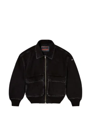 Diesel D-Guz デニムボンバージャケット | ブラック | FARFETCH JP