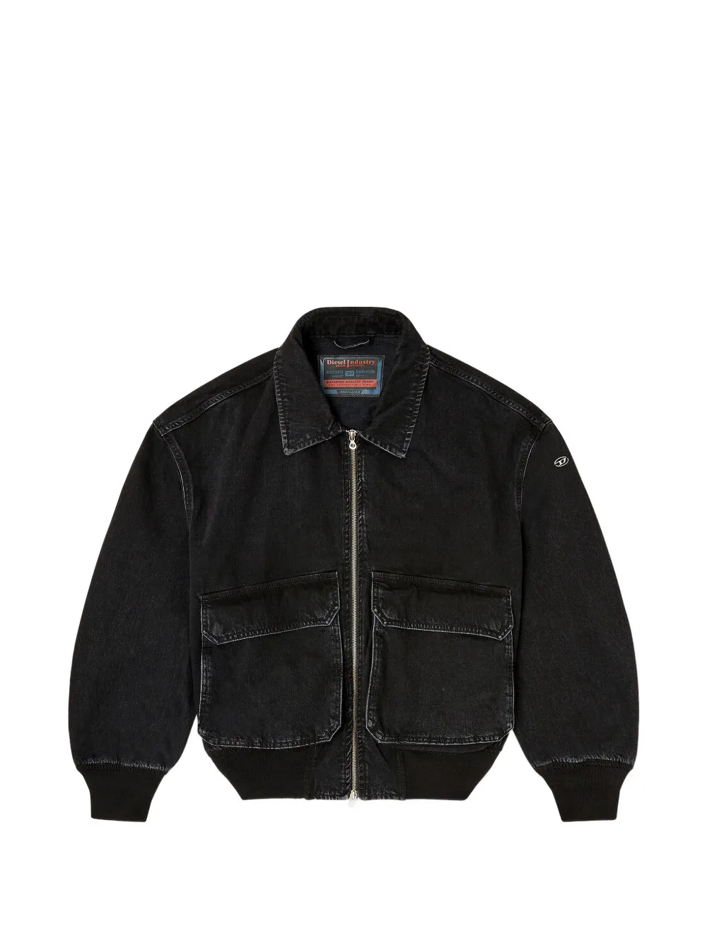 Diesel D-Kurz denim jack Zwart
