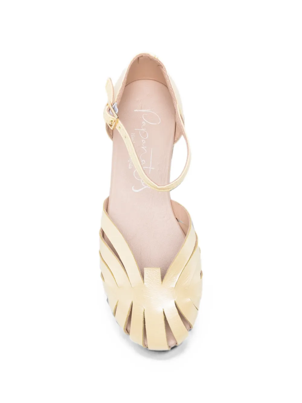 Eli1957 cage-detail buckle-fastening sandals Beige