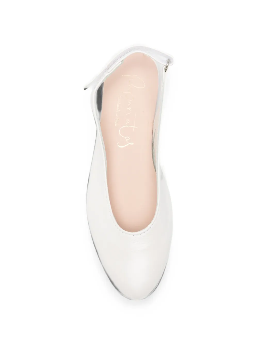 Eli1957 slingback leather ballet flats Wit
