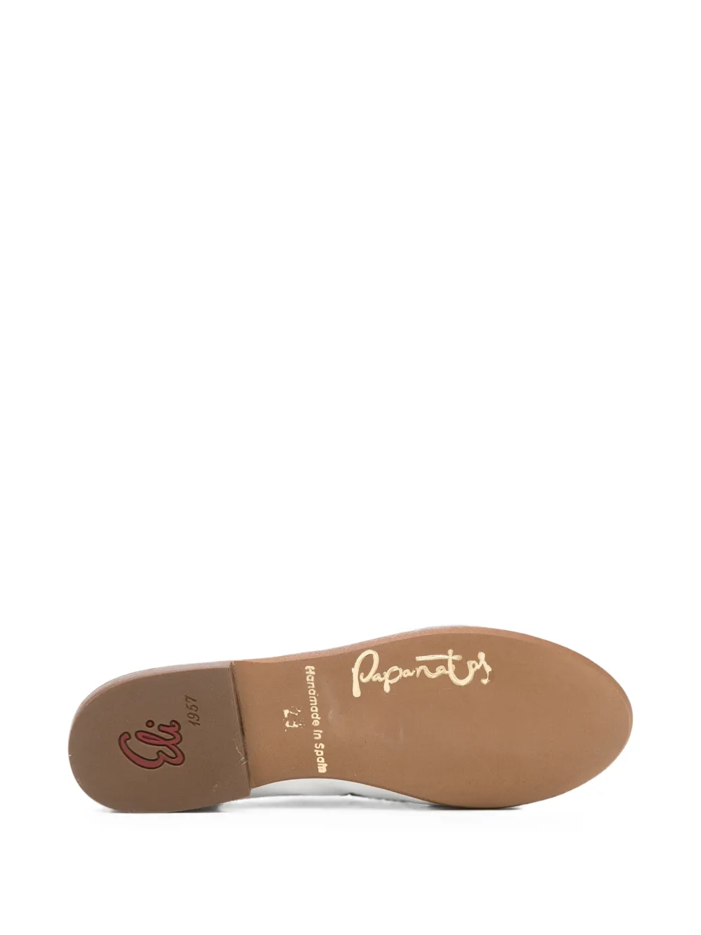 Eli1957 bow-detail leather ballet flats Wit