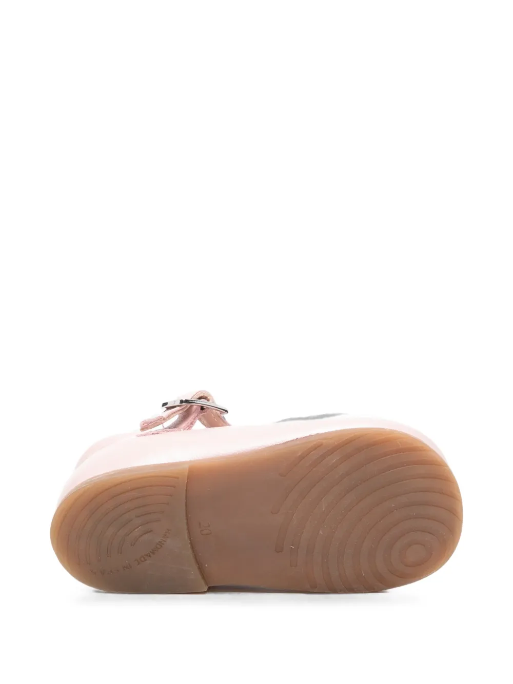 Eli1957 scalloped-trim buckle-fastening ballet flats Roze