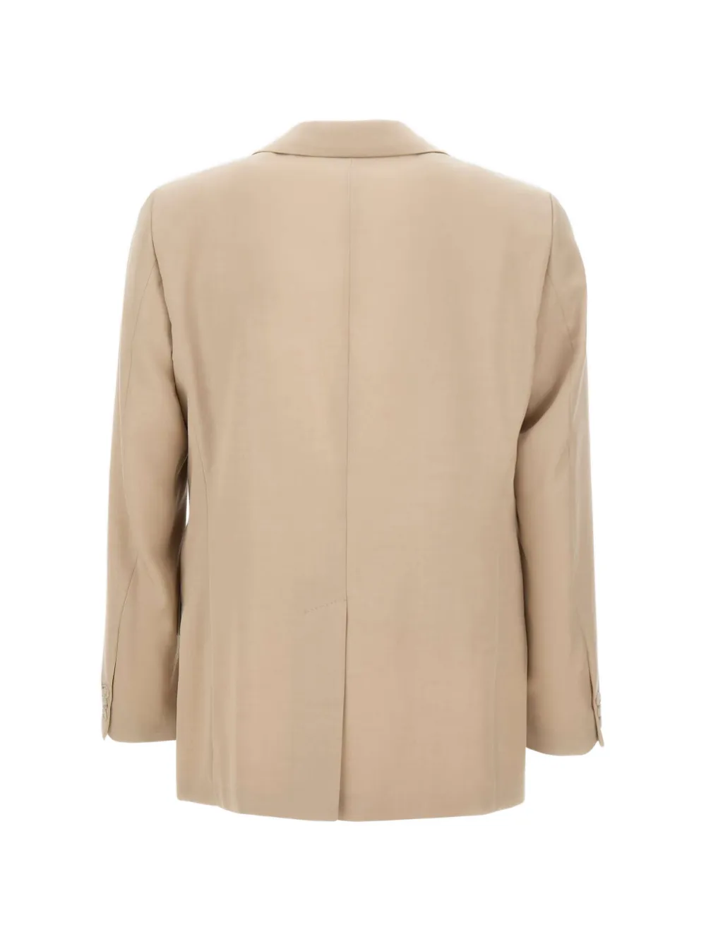 BOSS Ruimvallend jack van twill Beige