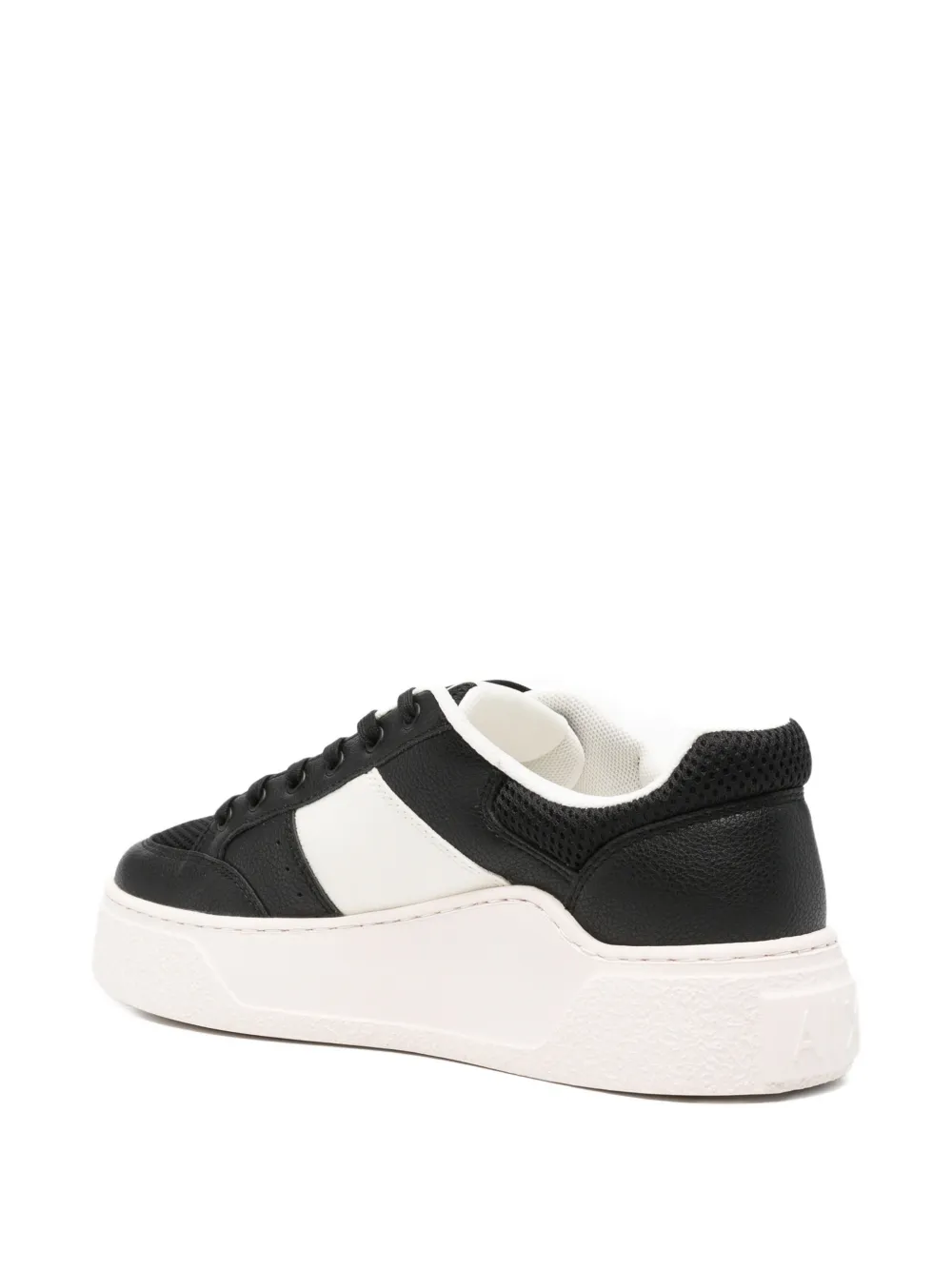 Armani Exchange logo-print sneakers Zwart