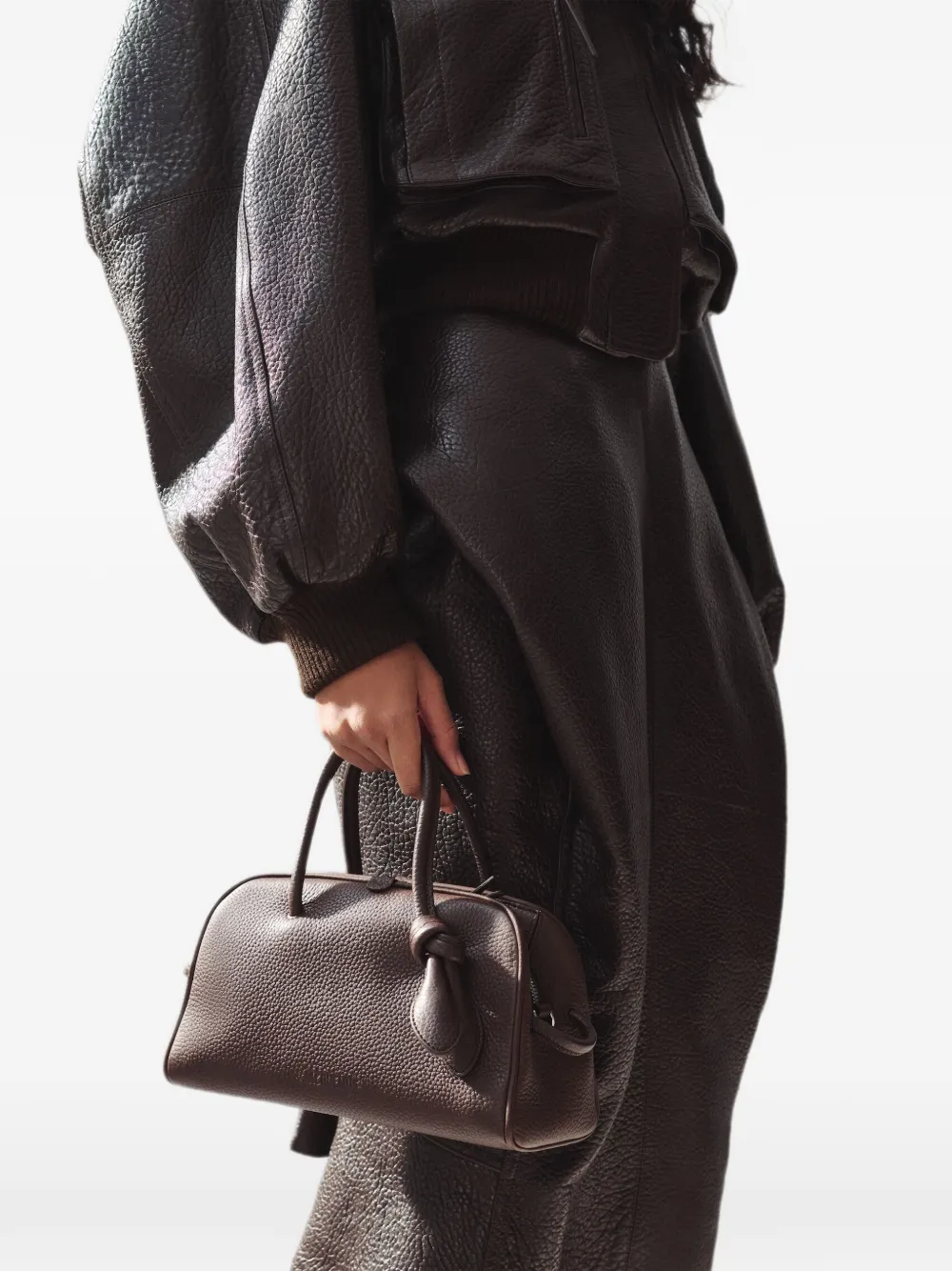 Jacquemus Kleine The Turismo shopper Bruin
