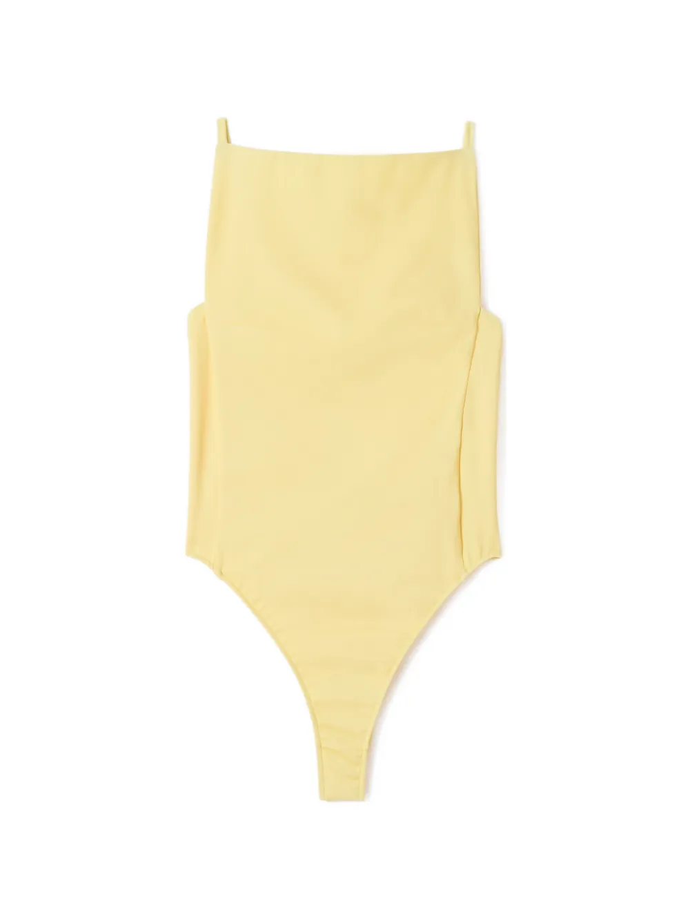 Jacquemus The Sole open-back swimsuit - Giallo
