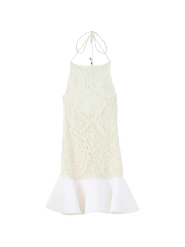 jacquemus lace dress Jacquemus Lace Pattern Long Dress - Pink Dresses, Clothing - WJQ47376