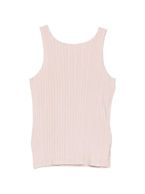Gongdid Design pleated sleeveless vest 