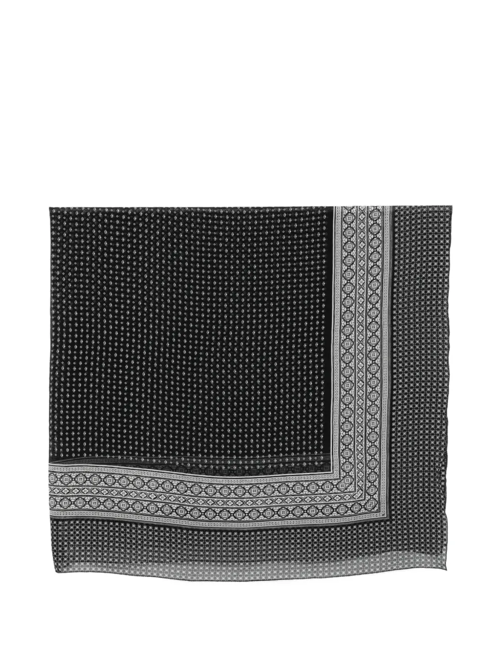 Ermanno Scervino Foulard geometric-print scarf - Nero