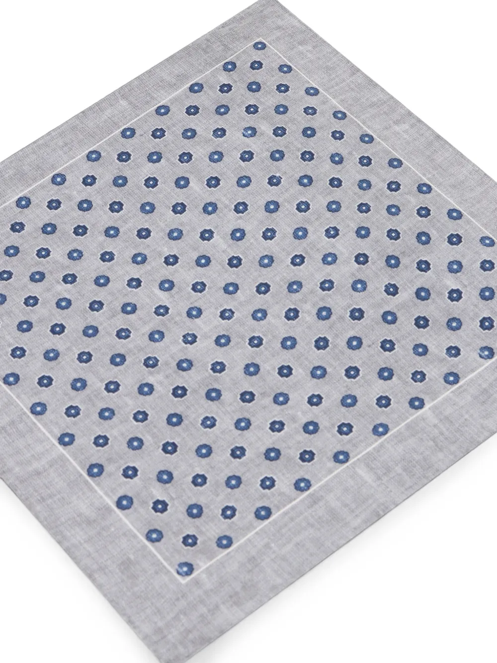 BOSS Pochet met geometrische print Grijs