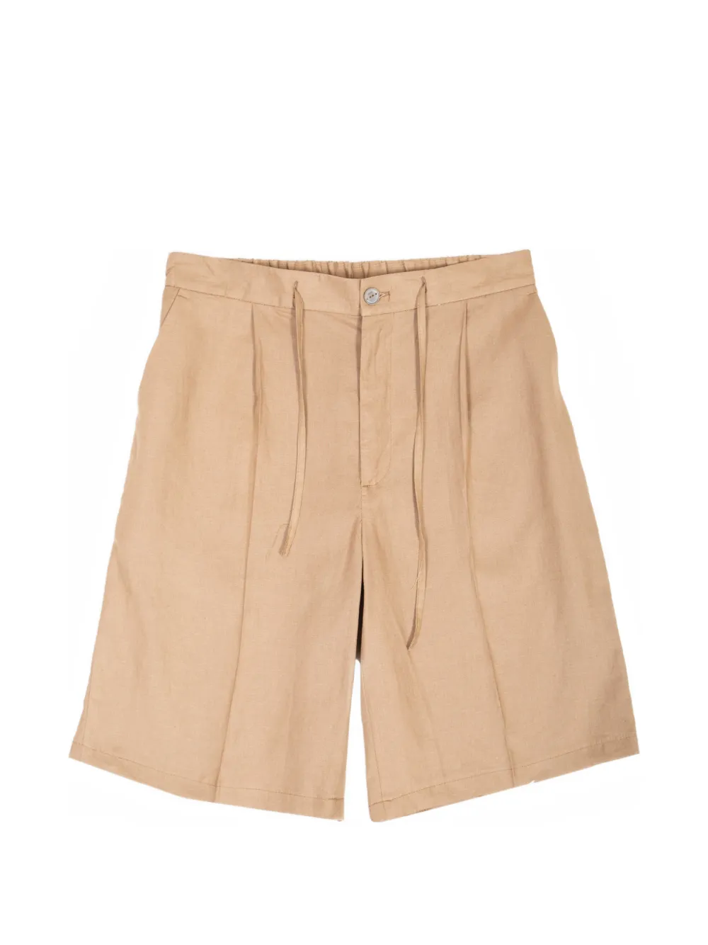 Hevo Torrelapillo pleated drawstring shorts - Toni neutri