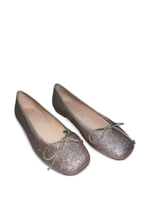 Eli1957   glitter-effect ballet flats