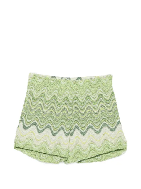MC2 Saint Barth shorts tejidos en zigzag