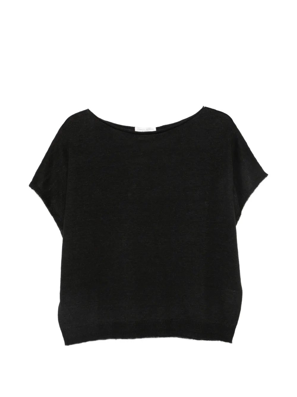 Roberto Collina scoop-neck T-shirt - Schwarz