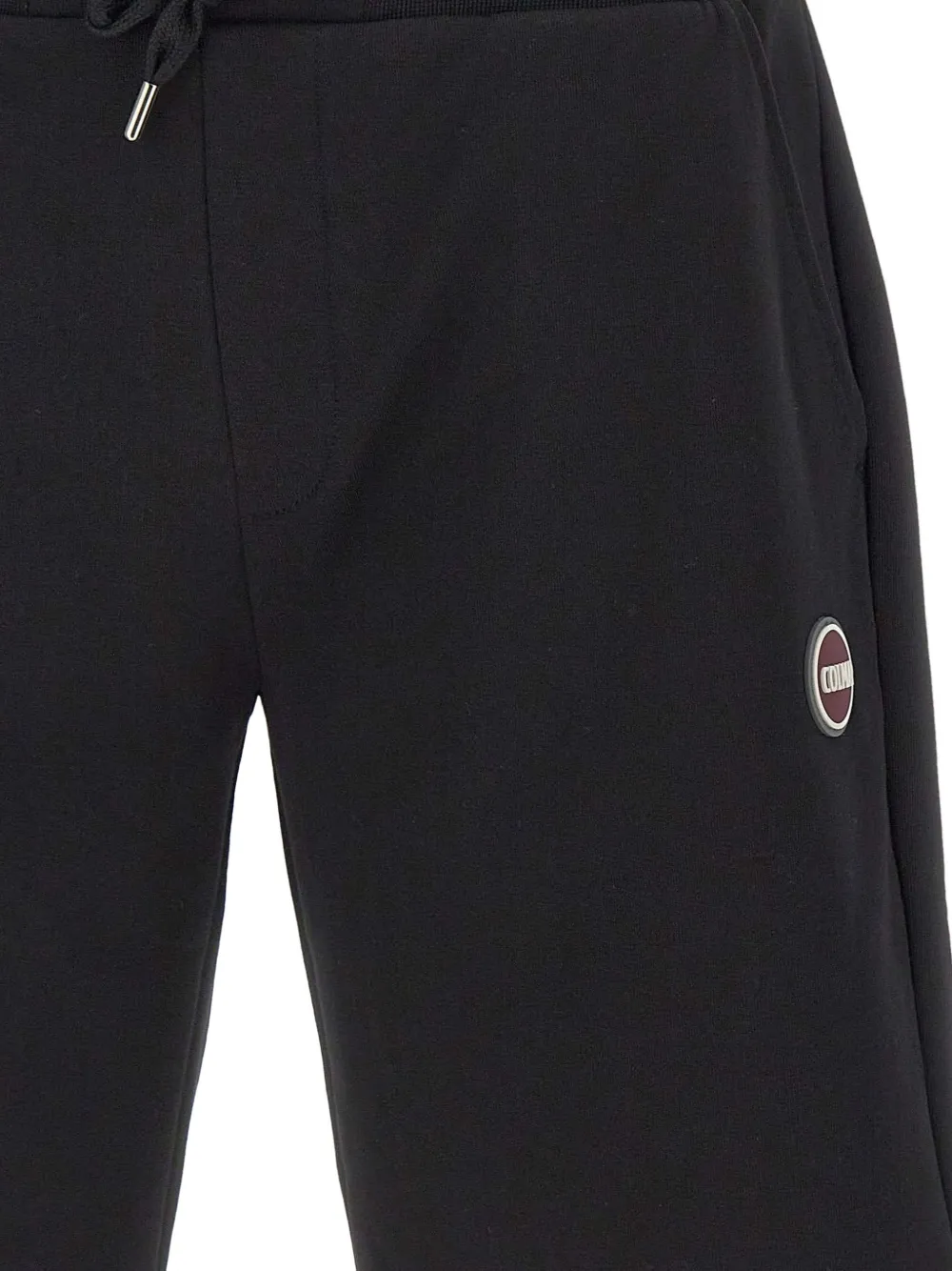 Colmar Trainingsshorts met trekkoord en logopatch Zwart