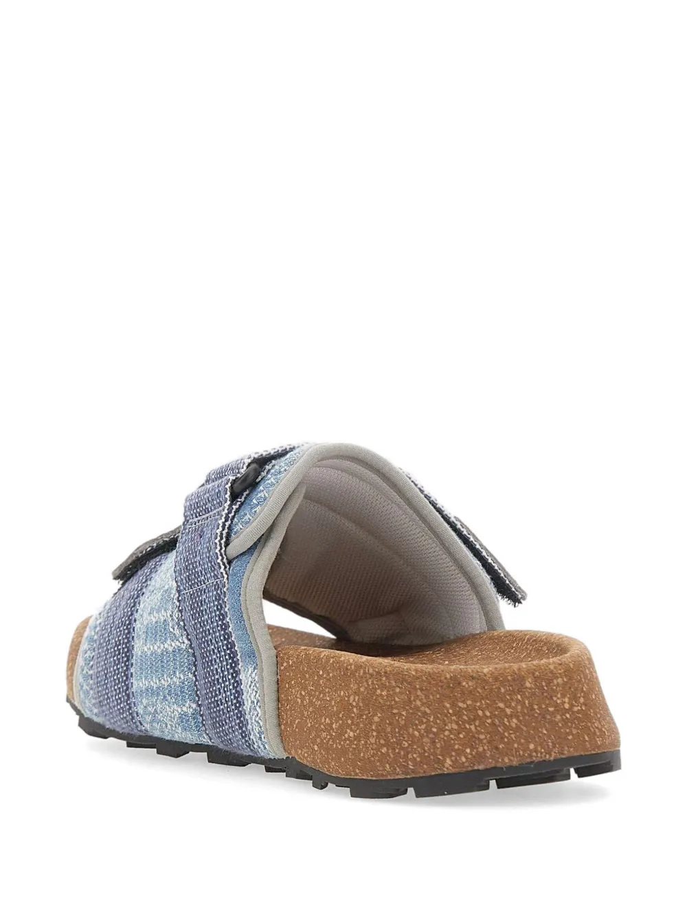 FLOWER MOUNTAIN Niwa jacquard flat sandals Blauw