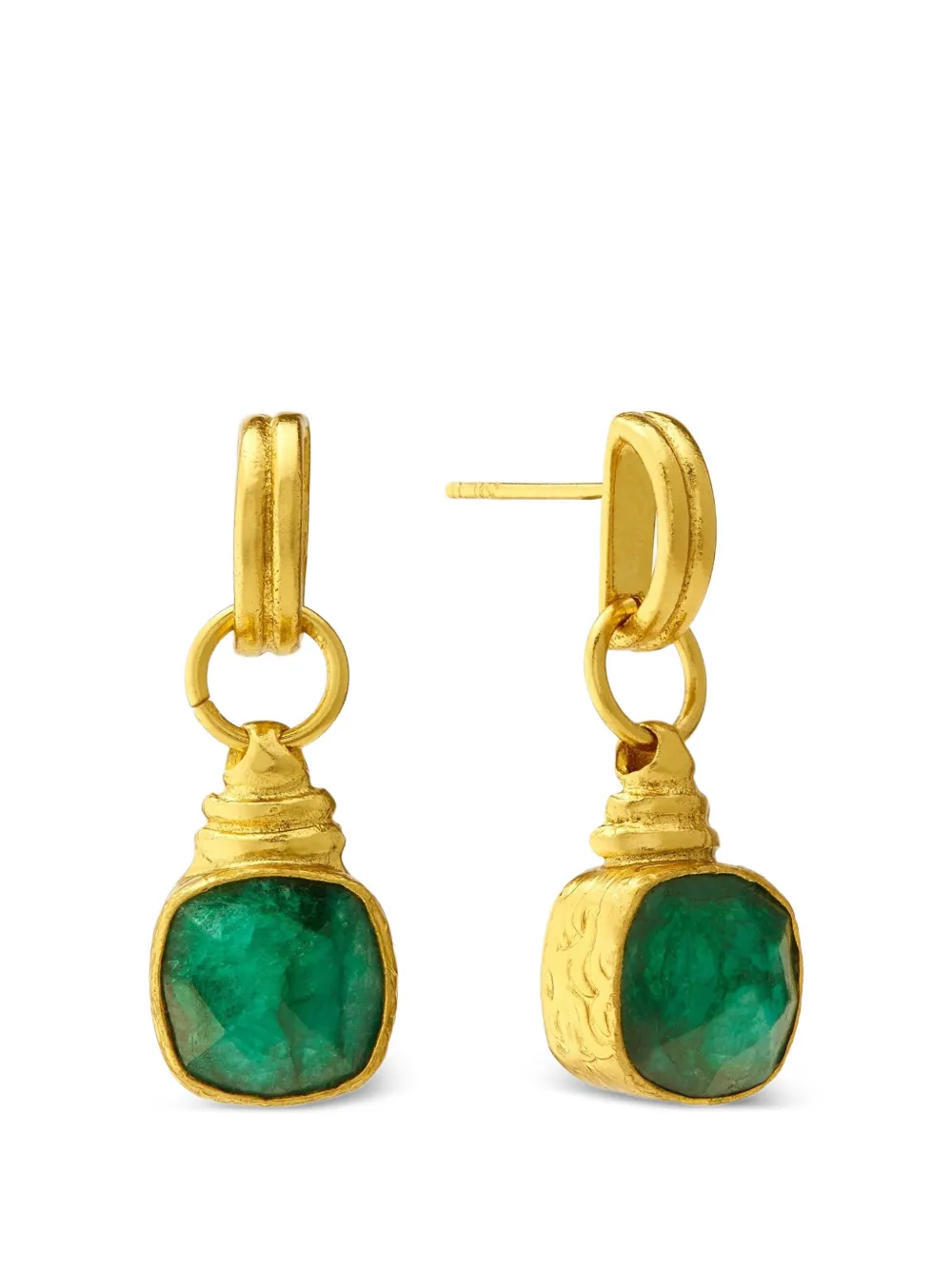 Ottoman Hands Orecchini pendenti Eleanor con smeraldi - Oro