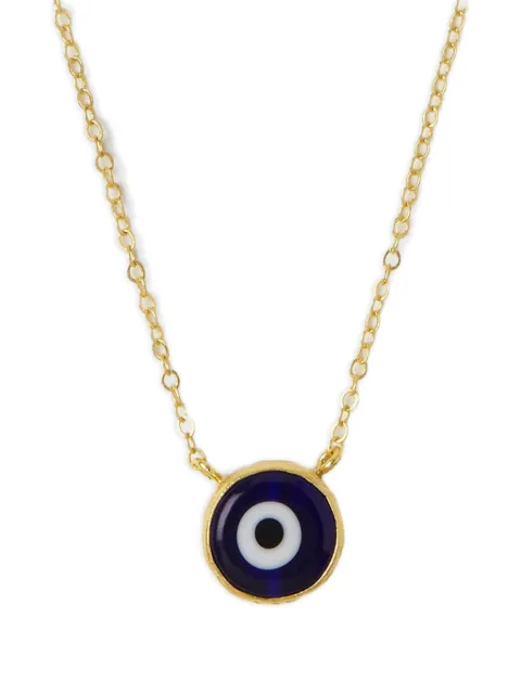 Ottoman Hands navy Nazar evil eye necklace