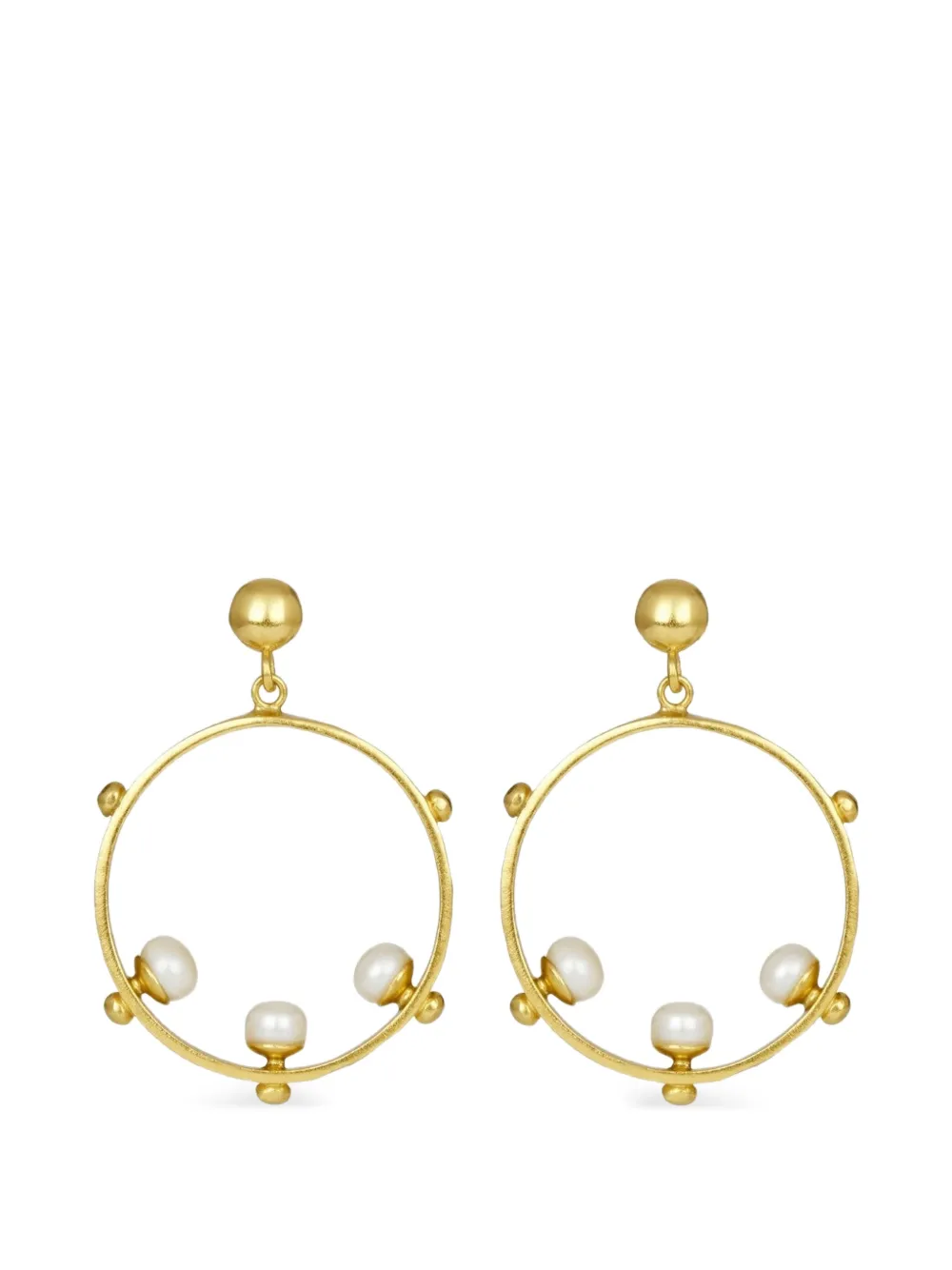 Ottoman Hands Orecchini a cerchio Aristea - Oro